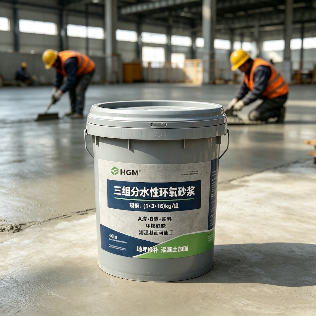 蒙自三组份水性环氧砂浆